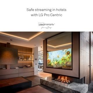 Safe streaming in hotels with LG Pro:Centric